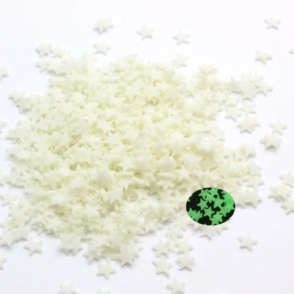 Light Glow Polymer Clay Pieces 5mm Size Decor Pieces Moon and Star Clay Sprinkles For Nail Art Slime Material Decoration
Light Glow Polymer Clay Pieces 5mm Size Decor Pieces Moon and Star Clay Sprinkles For Nail Art Slime Material Decoration