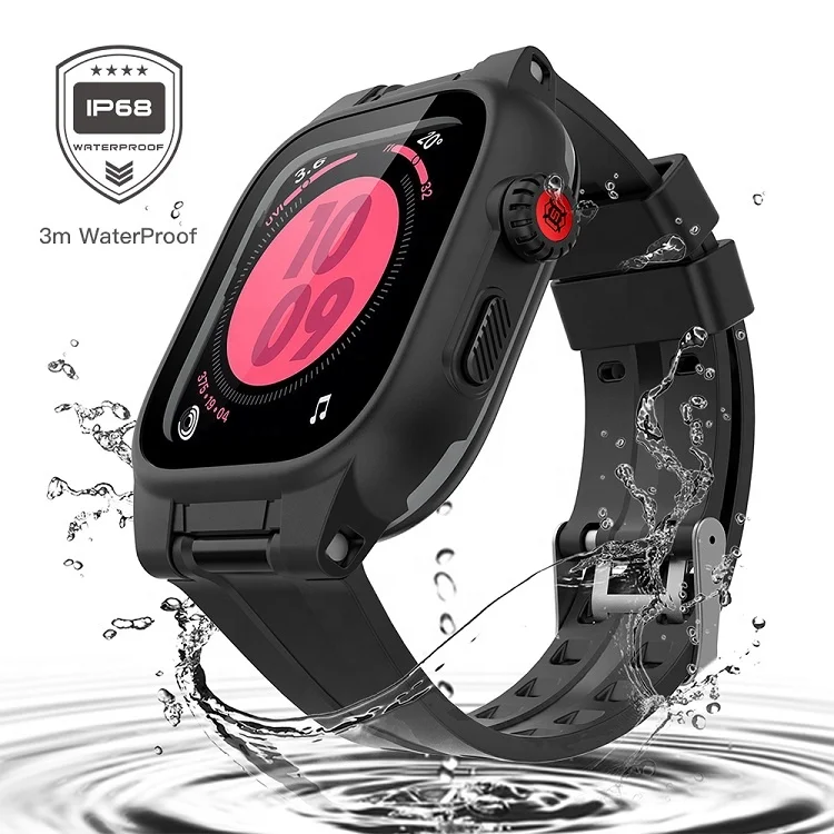 Summer Hot Sale PC+TPU IP68 Certified SmartWatch Waterproof Case For Iwatch 38/40/42/44 With Watchband
Summer Hot Sale PC+TPU IP68 Certified SmartWatch Waterproof Case For Iwatch 38/40/42/44 With Watchband