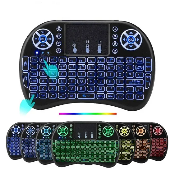 i8 Air Mouse Keyboard Wireless Android TV Box Remote Control keyboard Fly Air Mouse with USB for Tablet PC Smart TV, Colorful
i8 Air Mouse Keyboard Wireless Android TV Box Remote Control keyboard Fly Air Mouse with USB for Tablet PC Smart TV, Colorful