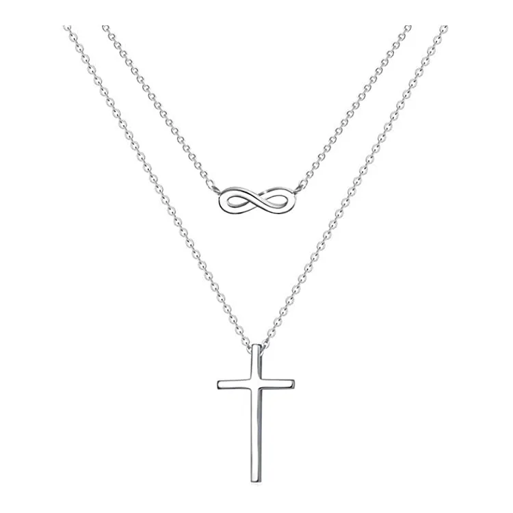 Hot Sale Layered Necklace Gold Necklace Cross Chain Necklace for Women, Gold color 
Hot Sale Layered Necklace Gold Necklace Cross Chain Necklace for Women, Gold color