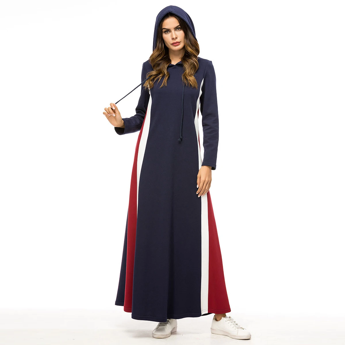 Factory Supply high quality Long Sleeve long dress hooded abaya sport abaya, As photo
Factory Supply high quality Long Sleeve long dress hooded abaya sport abaya, As photo