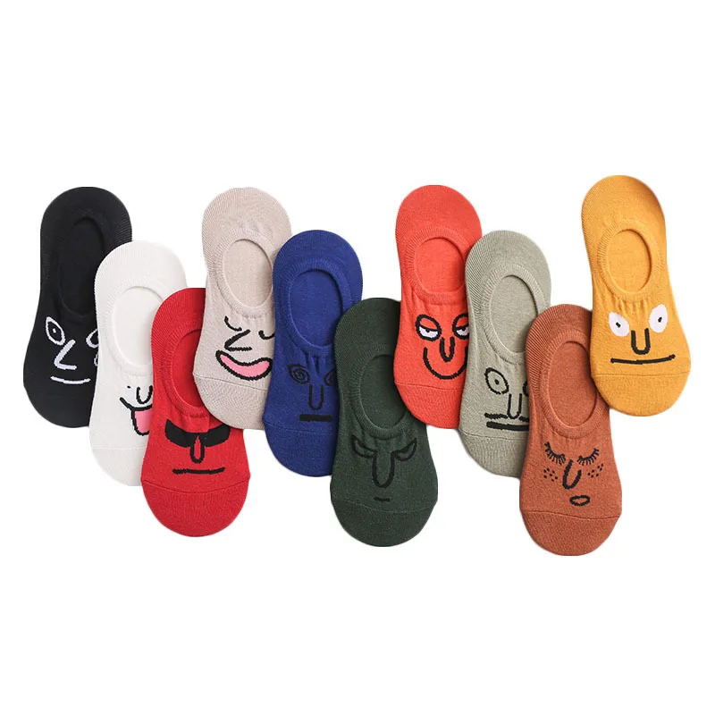HF Invisible boat socks cotton plain expression short women low top socks summer no show socks
HF Invisible boat socks cotton plain expression short women low top socks summer no show socks