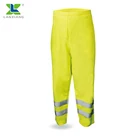 High visibility reflective apparel work uniform hi vis safety work pants