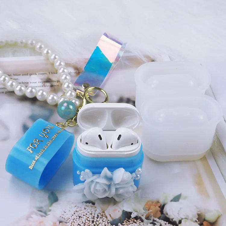 Earphone Box Silicone Mold For DIY Epoxy Resin Apple Bluetooth Wireless Earphone 1 and 2 Generation Shell Protective Case Mold
Earphone Box Silicone Mold For DIY Epoxy Resin Apple Bluetooth Wireless Earphone 1 and 2 Generation Shell Protective Case Mold