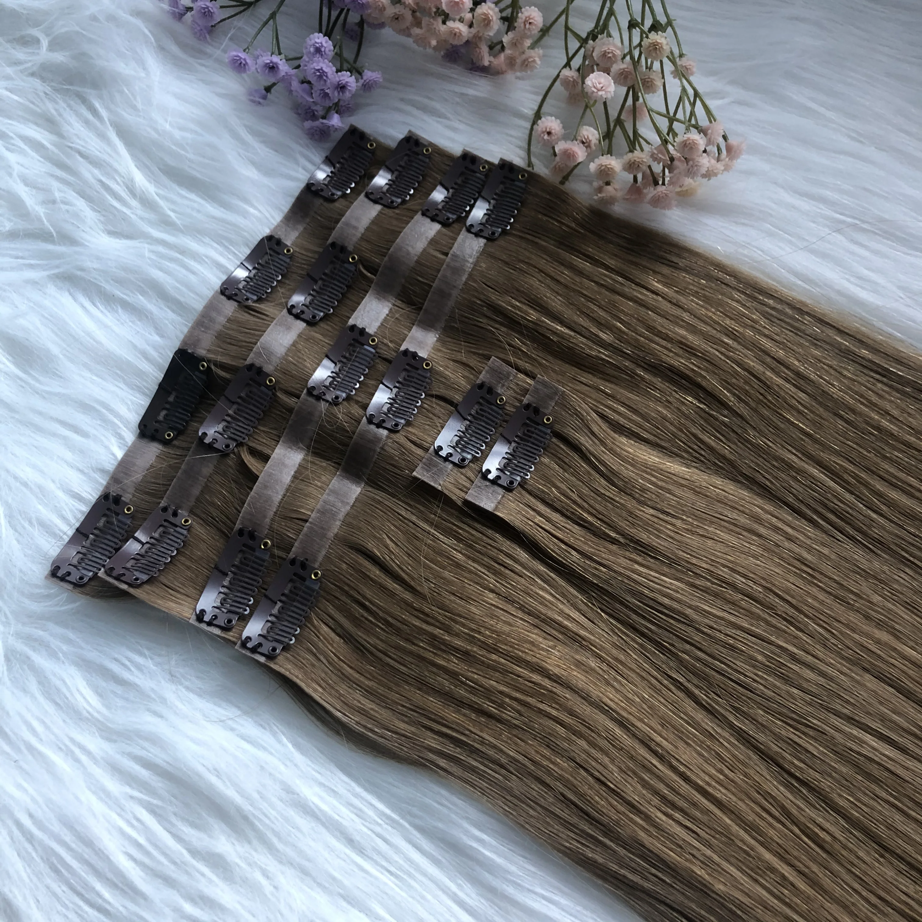 Drop shipping pu skin clip in hair extension raw remy hair blonde color seanless clip in extension
Drop shipping pu skin clip in hair extension raw remy hair blonde color seanless clip in extension