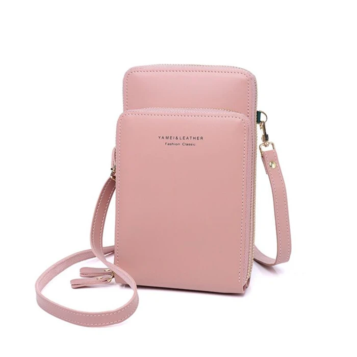 2020 New design candy color PU sling bag mobile cell phone wallet shoulder cross body bag, Neon yellow, pink, red, black, purple. navy blue, fruit green, gold
2020 New design candy color PU sling bag mobile cell phone wallet shoulder cross body bag, Neon yellow, pink, red, black, purple. navy blue, fruit green, gold