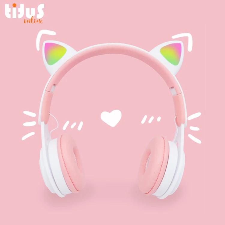 B30 Macaron Wireless Cute Headphone For Girls Microphone Girls Headset TF Card Gaming headphones Cat Headset, Multi
B30 Macaron Wireless Cute Headphone For Girls Microphone Girls Headset TF Card Gaming headphones Cat Headset, Multi
