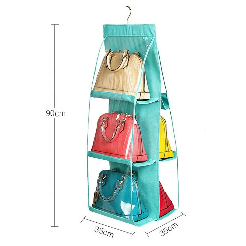 Hanging Handbag Organizer Purse Bag Collection Storage Holder 6 Pockets
Hanging Handbag Organizer Purse Bag Collection Storage Holder 6 Pockets