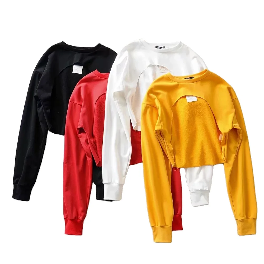 2021 Hot Sale Fashion Hoodie O-Neck Crop Top Ultra-short Cropped Top Sweater Female Yoga Sports Fitness Cloak Top without Hat, More color
2021 Hot Sale Fashion Hoodie O-Neck Crop Top Ultra-short Cropped Top Sweater Female Yoga Sports Fitness Cloak Top without Hat, More color