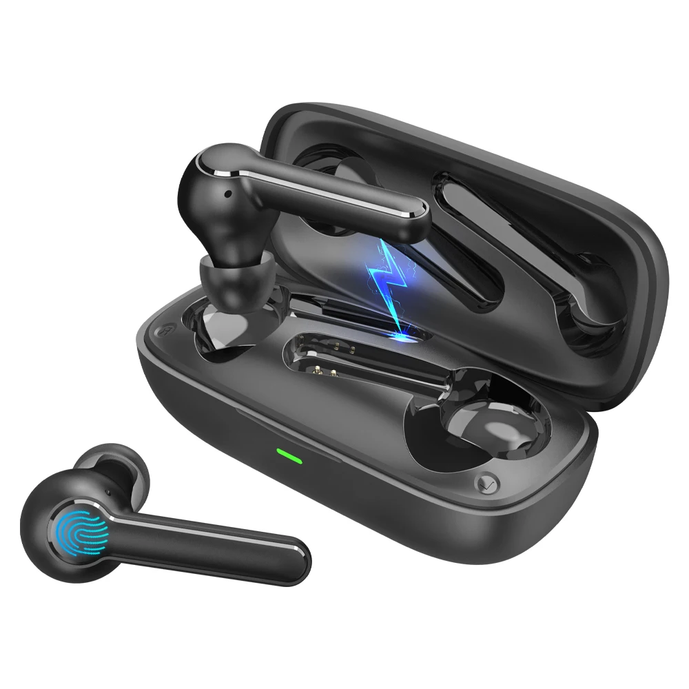 Auriculares inalambricos XY20 Bluetooth, auriculares con cancelacion de ruido inalambricos tipo C auriculares de carga rapida
Auriculares inalambricos XY20 Bluetooth, auriculares con cancelacion de ruido inalambricos tipo C auriculares de carga rapida