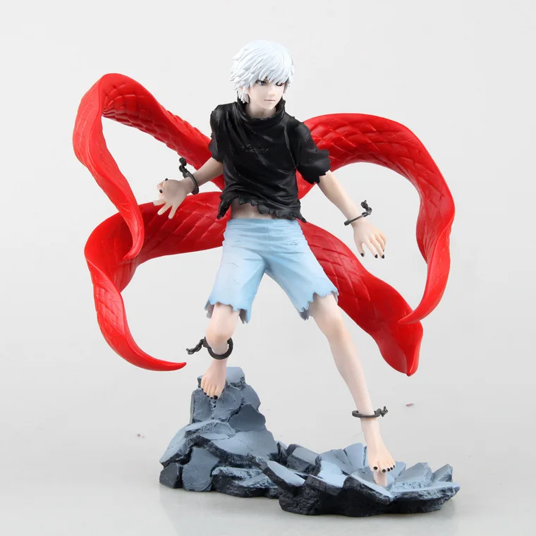 Custom Tokyo Ghoul figure toys Anime Ken Kaneki Melanism model PVC action figure toys 22cm
Custom Tokyo Ghoul figure toys Anime Ken Kaneki Melanism model PVC action figure toys 22cm