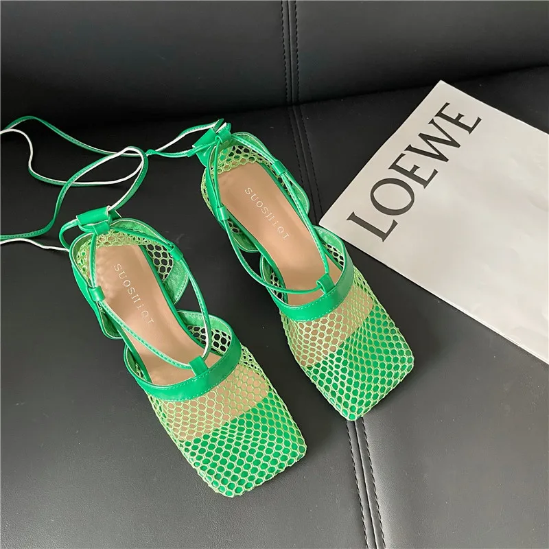 2021 Hot Styles Luxury Sexy Mesh High Heel Rope Sandals Fashion Trend Square Toe Customized Lace-up High Heel Shoes for Women, Black, white, green, beige, yellow
2021 Hot Styles Luxury Sexy Mesh High Heel Rope Sandals Fashion Trend Square Toe Customized Lace-up High Heel Shoes for Women, Black, white, green, beige, yellow