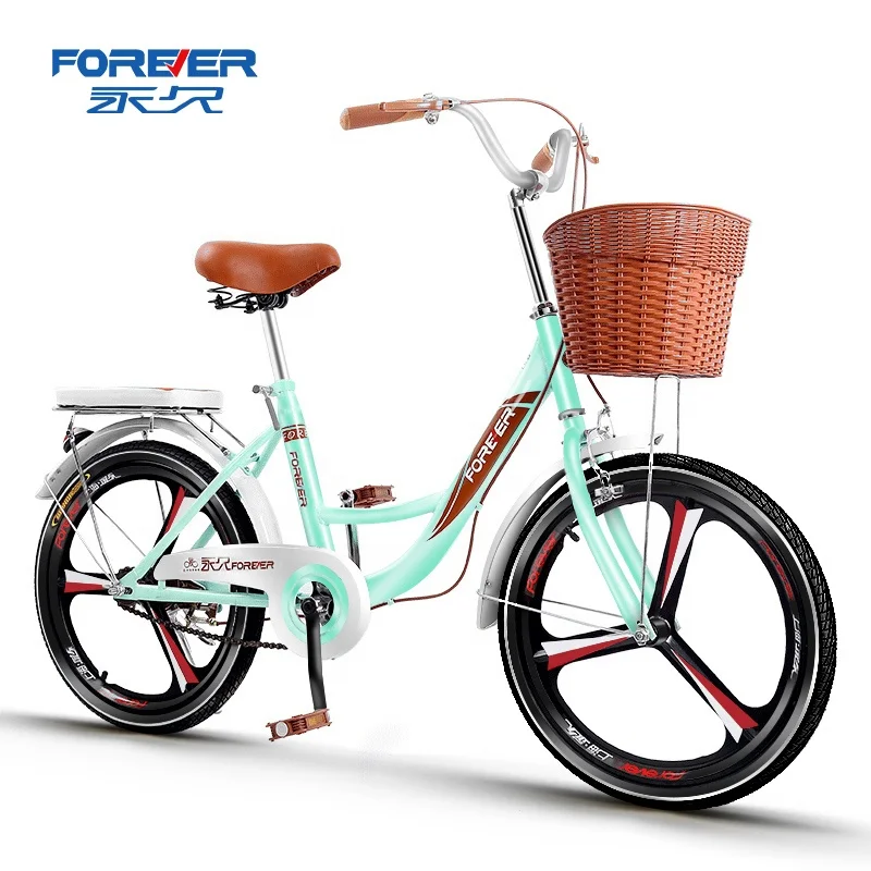 FOREVER Outstanding 22 inch single speed bring basket city bicycle for student or lady or children
FOREVER Outstanding 22 inch single speed bring basket city bicycle for student or lady or children
