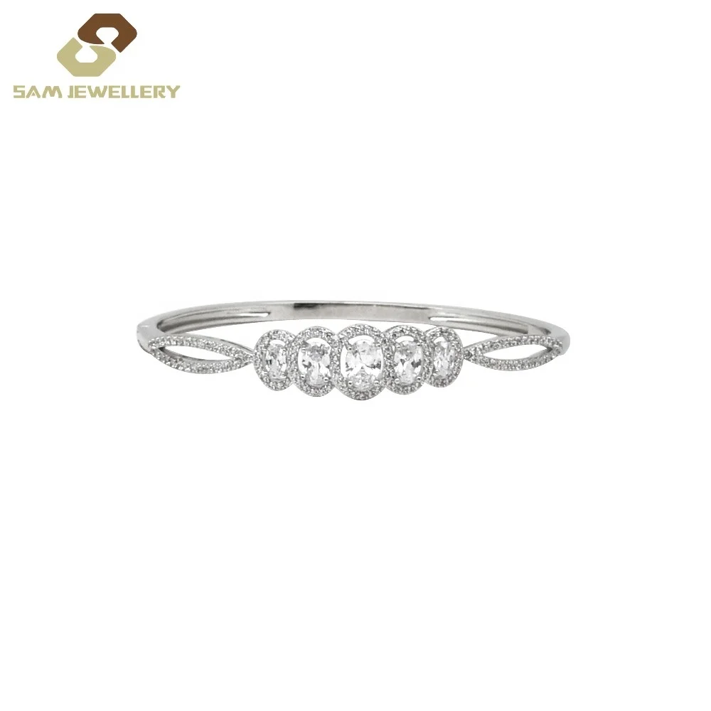 Luxury High Quality 925 Sterling Silver Halo AAA CZ Big Stone Women's Wedding Bangle Jewelry, White
Luxury High Quality 925 Sterling Silver Halo AAA CZ Big Stone Women's Wedding Bangle Jewelry, White