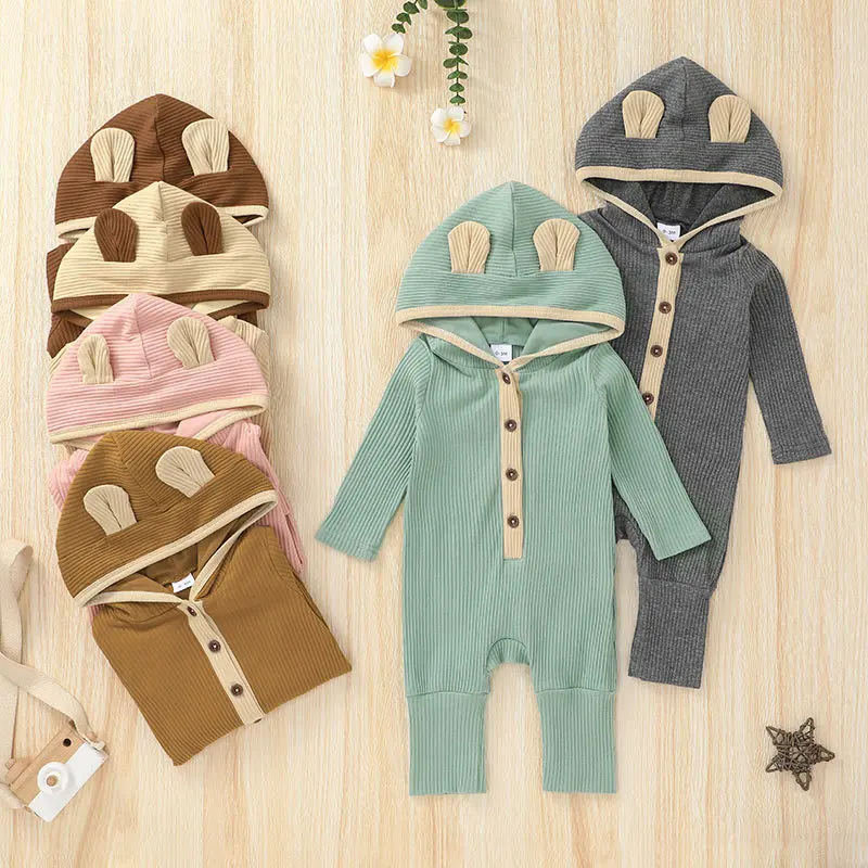 Autumn New design baby summer long sleeve creeper with hood Clothes Rompers One pieceRomper Baby
Autumn New design baby summer long sleeve creeper with hood Clothes Rompers One pieceRomper Baby