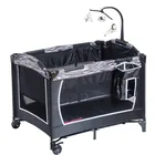 Amazon Hot selling Double layer baby crib baby playpen baby cot