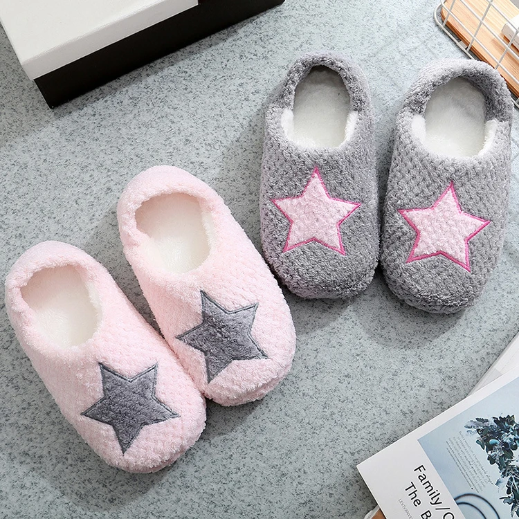 New Arrival Cute Soft Comfy Custom Logo House Indoor Bedroom Winter Warm Star Slippers
New Arrival Cute Soft Comfy Custom Logo House Indoor Bedroom Winter Warm Star Slippers