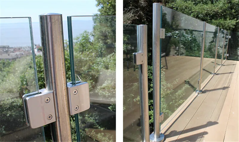 Factory Direct Stainless Steel Balustrade Glass Railing For Terrace Outdoor Use