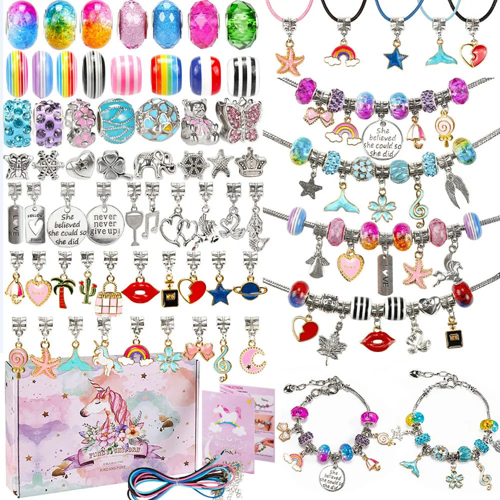 Wholesale Fashion Fine Christmas Day Gift Kids DIY Beads Bracelet Children Blind Box Creative Gift Sets Unicorn Bracelet Set
Wholesale Fashion Fine Christmas Day Gift Kids DIY Beads Bracelet Children Blind Box Creative Gift Sets Unicorn Bracelet Set