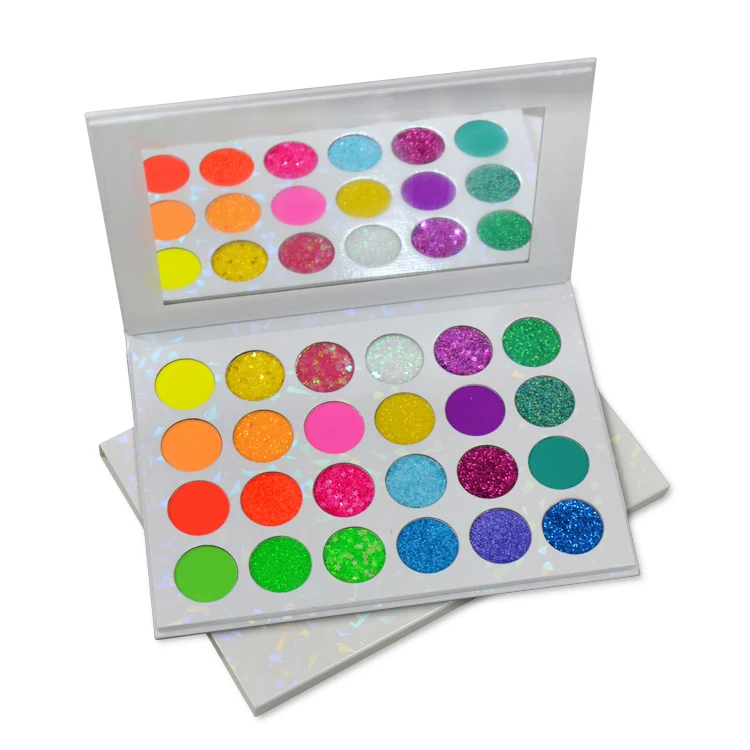 2020 24colors glitter white private label eyeshadow pallette 
2020 24colors glitter white private label eyeshadow pallette