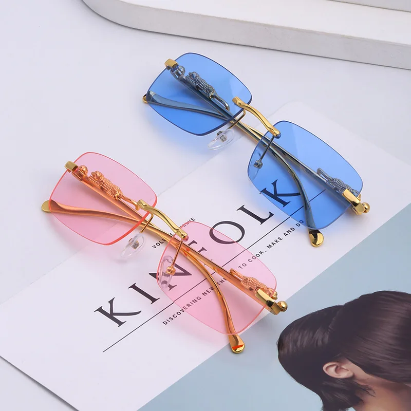 Custom Cheetah Square Mens Sunglasses 2021 Women Luxury Designer Sun Glasses Fashion Rectangle Rimless Sunglasses
Custom Cheetah Square Mens Sunglasses 2021 Women Luxury Designer Sun Glasses Fashion Rectangle Rimless Sunglasses