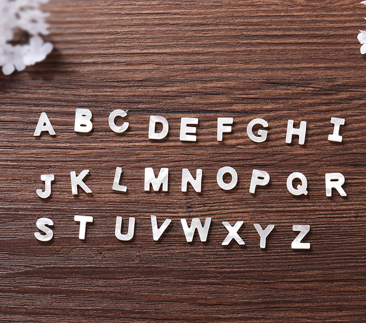 Xunbei Wholesale Jewelry Accessories Shell Letter DIY 26 Alphabet Loose Beads, White
Xunbei Wholesale Jewelry Accessories Shell Letter DIY 26 Alphabet Loose Beads, White