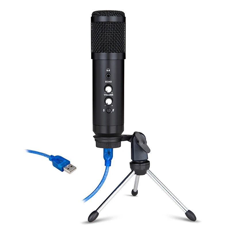 High Quality Cardioid Microphone Youtube Gamer usb Condenser Microphone for Video youtube streaming recording, Black
High Quality Cardioid Microphone Youtube Gamer usb Condenser Microphone for Video youtube streaming recording, Black