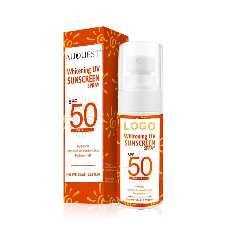 AUQUEST UV Sunscreen Spray SPF50 Oil-free Spray Sunblock Moisturizing Waterproof Sun Protection for Beach & Sport 50ml, White
AUQUEST UV Sunscreen Spray SPF50 Oil-free Spray Sunblock Moisturizing Waterproof Sun Protection for Beach & Sport 50ml, White