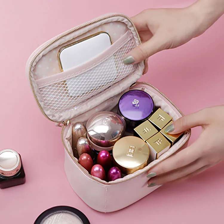 Rownyeon High Quality Support Custom Logo Samples Travel Small Cute Makeup Cosmetic Bag Case, Pink
Rownyeon High Quality Support Custom Logo Samples Travel Small Cute Makeup Cosmetic Bag Case, Pink