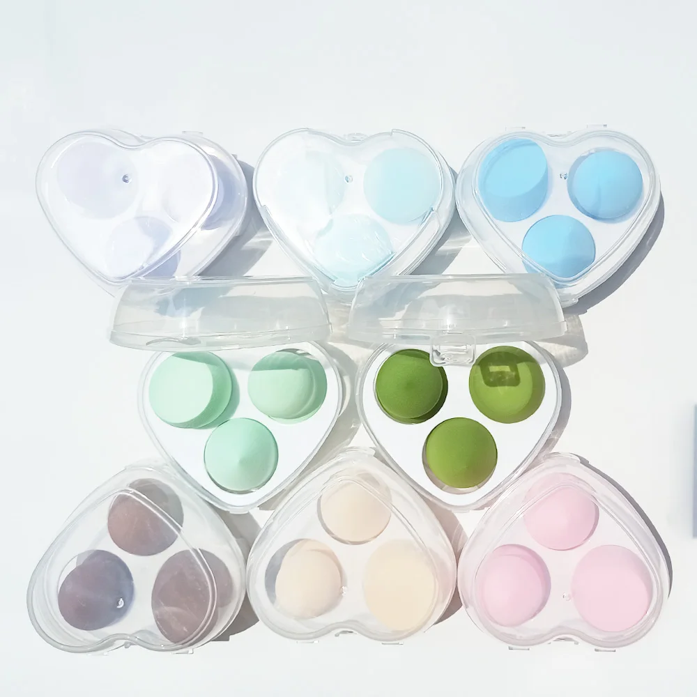 Beaumaker Private Label Kit Makeup Sponges Heart Cosmetic Box OEM Makeup foundation Powder makeup Puff for Women, 16 colors for option
Beaumaker Private Label Kit Makeup Sponges Heart Cosmetic Box OEM Makeup foundation Powder makeup Puff for Women, 16 colors for option
