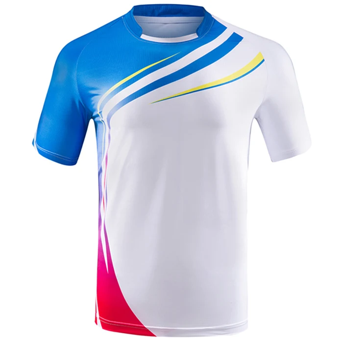 Wholesale OEM New Design Quick Dry Sports Jersey Custom Sublimation Badminton T Shirts, Colors
Wholesale OEM New Design Quick Dry Sports Jersey Custom Sublimation Badminton T Shirts, Colors