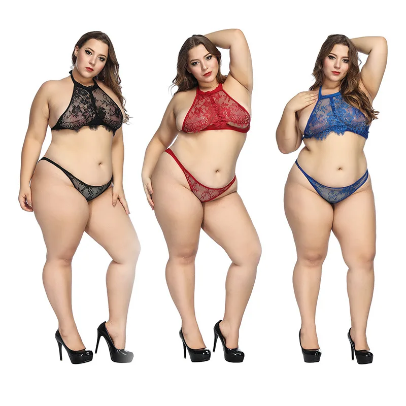 Wholesale Dropshipping transparent 2 piece set lace bodysuit Women Plus size Sexy Lingerie
Wholesale Dropshipping transparent 2 piece set lace bodysuit Women Plus size Sexy Lingerie