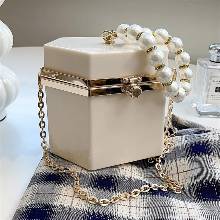 Ladies Pearl Chain Handbag Bucket Shape Woman Bags Candy Color Acrylic Bucket Bags Women Handbags 2021 Pearl Handbag, As pictures all custom
Ladies Pearl Chain Handbag Bucket Shape Woman Bags Candy Color Acrylic Bucket Bags Women Handbags 2021 Pearl Handbag, As pictures all custom