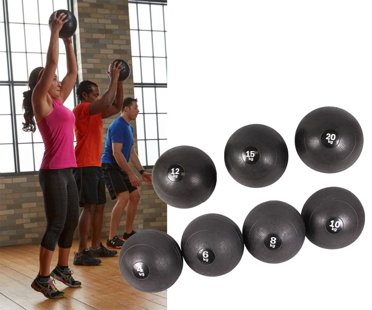 Gym Bodybuilding Exercise Fitness PVC Slam Ball