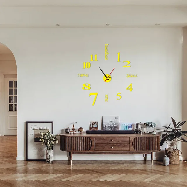 2021 New Home Decorative Nordic Minimalise Watch Large DIY Digital 3D Frameless Wall Clock
2021 New Home Decorative Nordic Minimalise Watch Large DIY Digital 3D Frameless Wall Clock