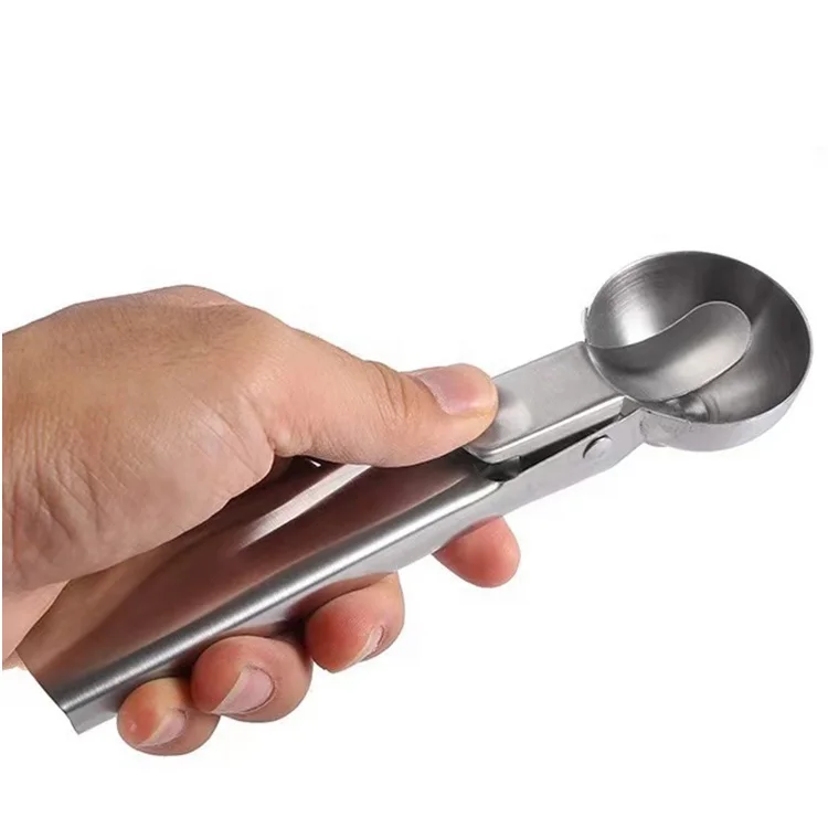 Cookie Spoon Premium Stainless Steel Spherical Ice Cream Scooper With Easy Anti-freeze Handle For Frozen Yogurt Gelatos, Silver
Cookie Spoon Premium Stainless Steel Spherical Ice Cream Scooper With Easy Anti-freeze Handle For Frozen Yogurt Gelatos, Silver