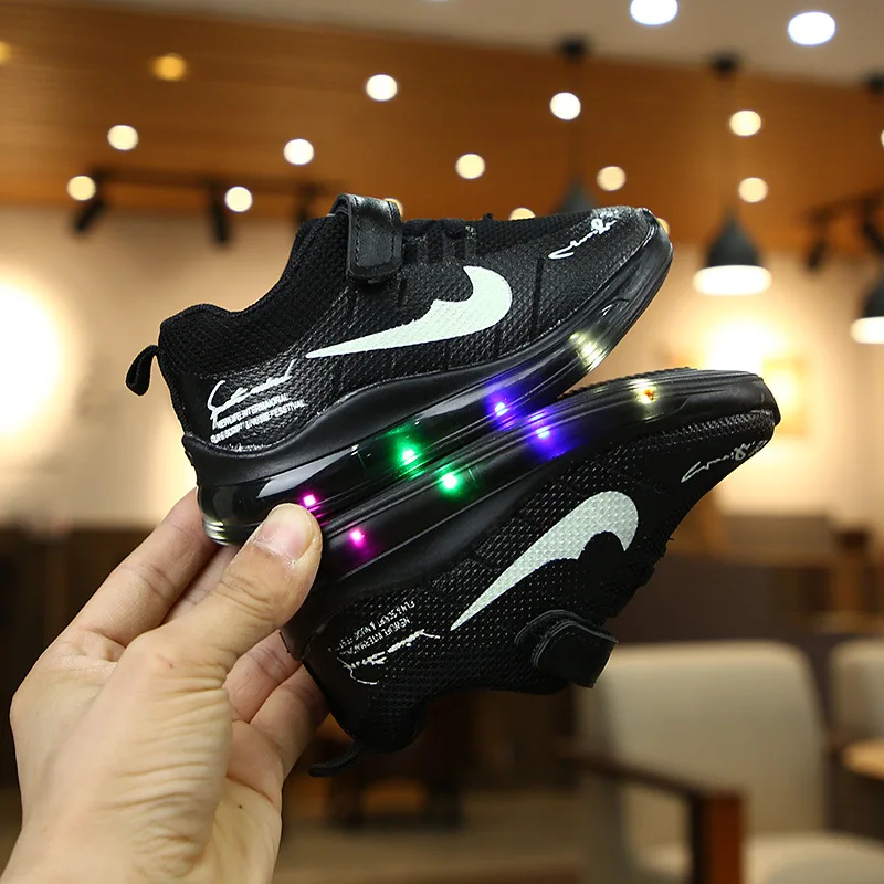 Luminous children's shoes LED lights mesh children's shoes breathable Soft Sole Baby casual shoes, Customerized
Luminous children's shoes LED lights mesh children's shoes breathable Soft Sole Baby casual shoes, Customerized