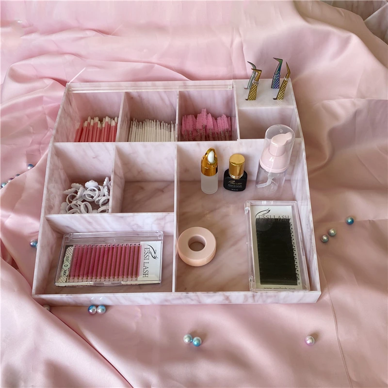 Luxury Pink Marble Eyelash Extension and Tools Accessories Organizer Acrylic eyelash Lash Artist Organizer
Luxury Pink Marble Eyelash Extension and Tools Accessories Organizer Acrylic eyelash Lash Artist Organizer