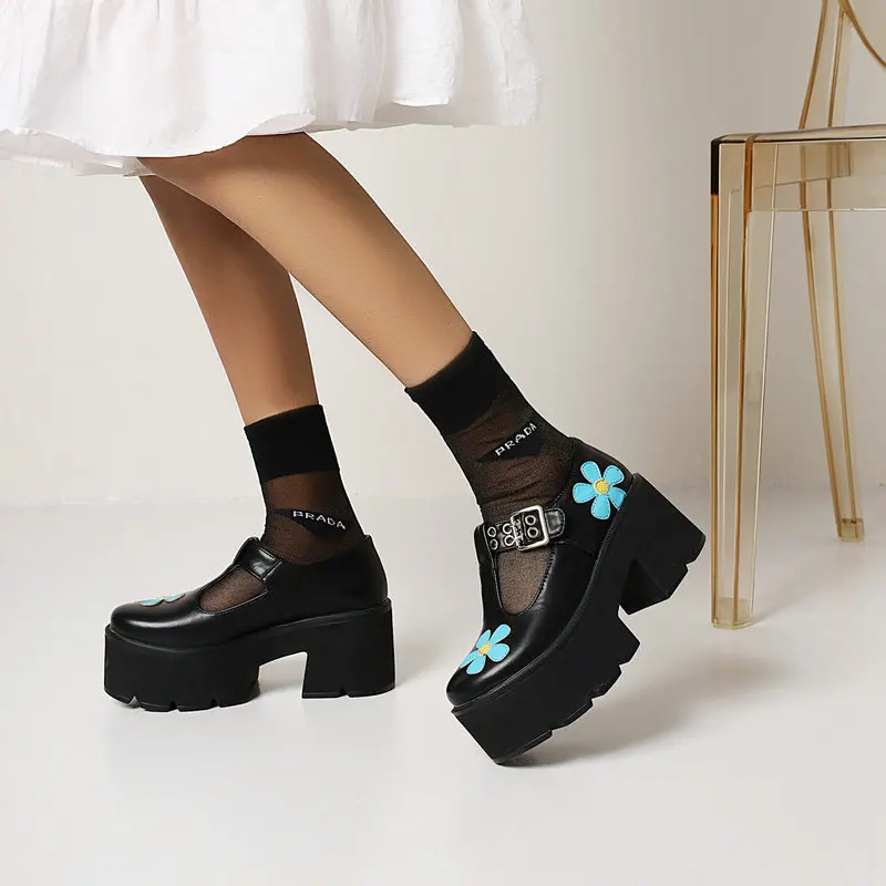 Platform mary jane heels shoes mary jane shoes women women's casual shoes, As picture
Platform mary jane heels shoes mary jane shoes women women's casual shoes, As picture