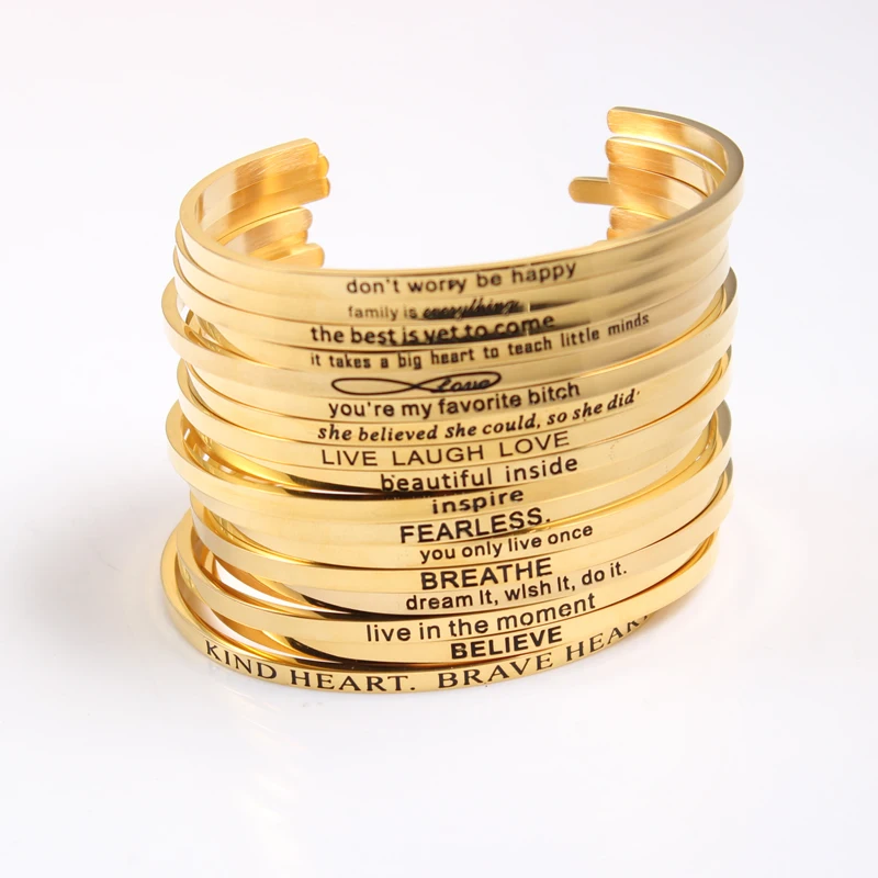 Wholesale fashion jewelry Engraved Personalized Message Customized Stainless Steel Bracelet For Women Men
Wholesale fashion jewelry Engraved Personalized Message Customized Stainless Steel Bracelet For Women Men