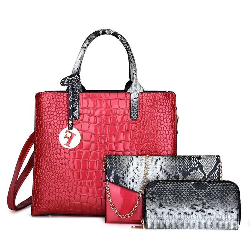 2020 High quality classic ladies bags women 3 in 1 handbags set, Black,brown,purple,red
2020 High quality classic ladies bags women 3 in 1 handbags set, Black,brown,purple,red