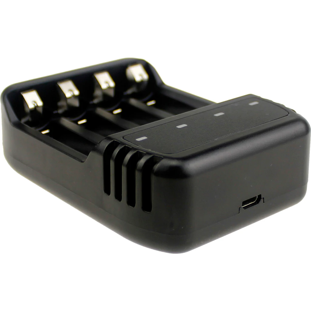 4 Slots Single Cell Ni-Cd Ni-MH Battery Charger for AAA AA battery usb charger for digital products