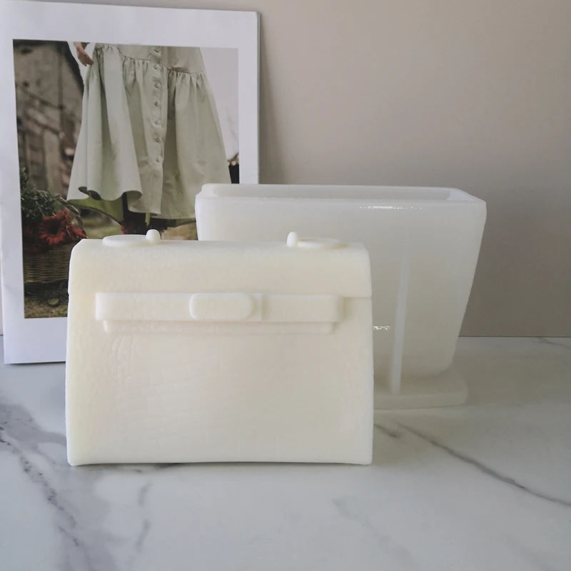 New Design DIY Fashion Luxury Kelly Handbag Candle Mold Creative Brand Logo Croc Purse Silicone Resin Mould, White
New Design DIY Fashion Luxury Kelly Handbag Candle Mold Creative Brand Logo Croc Purse Silicone Resin Mould, White
