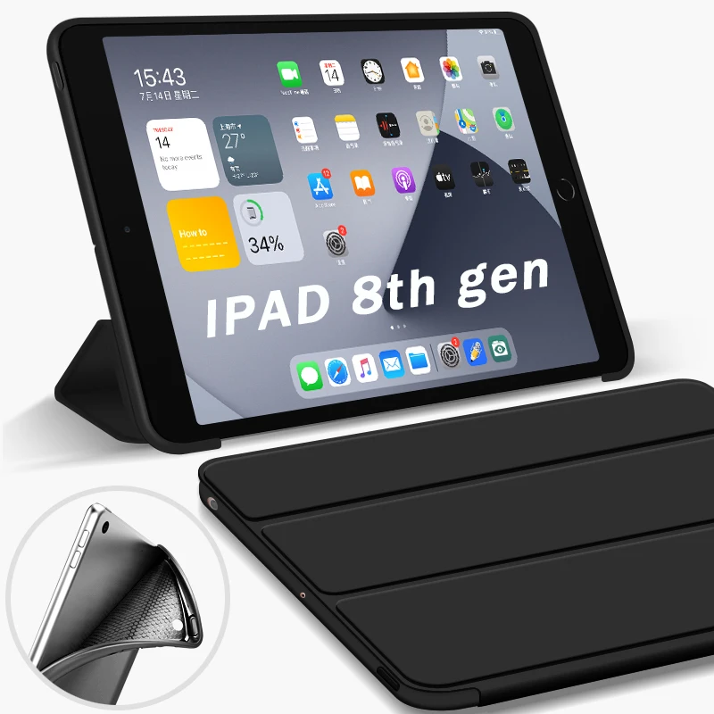 Soft TPU 2020 iPad 8th protective cover For iPad 10.2 inch tablet case 8th generation
Soft TPU 2020 iPad 8th protective cover For iPad 10.2 inch tablet case 8th generation