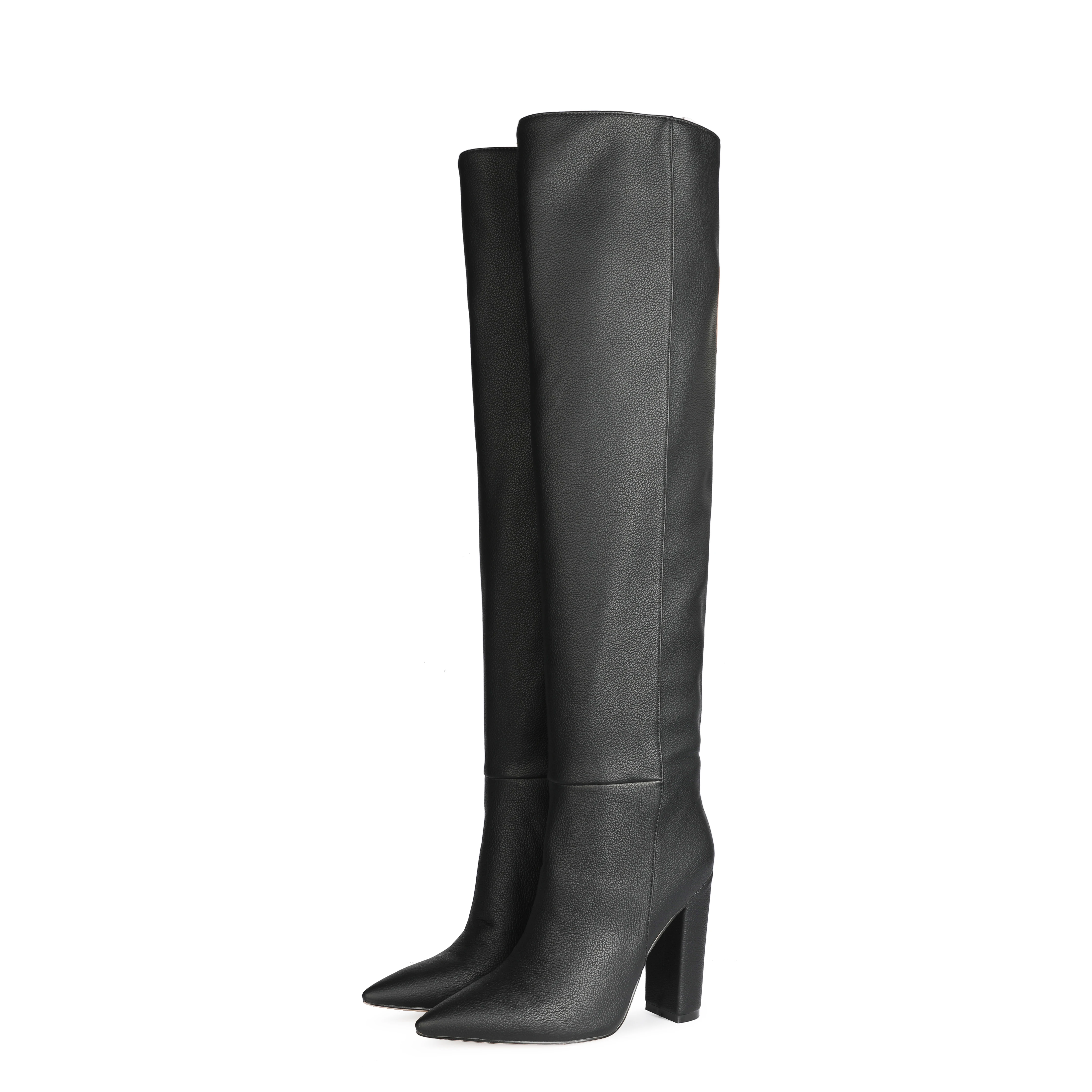 PU leather fashion wear set-style thigh high-heeled plus size women's boots, Picture
PU leather fashion wear set-style thigh high-heeled plus size women's boots, Picture