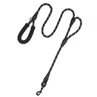 Wholesale Tactical Double Handle Pet Lead 8ft 5ft Long Nylon Rope Dog Leash With Traffic Handle
