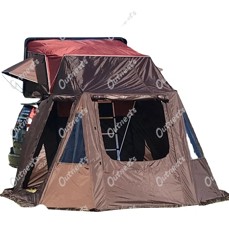 Overland 4wd Mini ultra-light weight hard shell car Roof Top Tent, Green/ grey/ khaki fabric, white/ black shell
Overland 4wd Mini ultra-light weight hard shell car Roof Top Tent, Green/ grey/ khaki fabric, white/ black shell