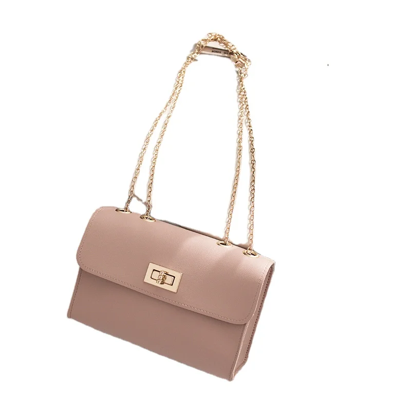Factory direct sale new female bag solid color lock single shoulder messenger small square bag, Multicolor
Factory direct sale new female bag solid color lock single shoulder messenger small square bag, Multicolor