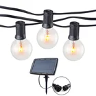 プロモーション 27 フィートの長ソーラーストリングライト G40 LED 電球在宅ビジネスのための装飾