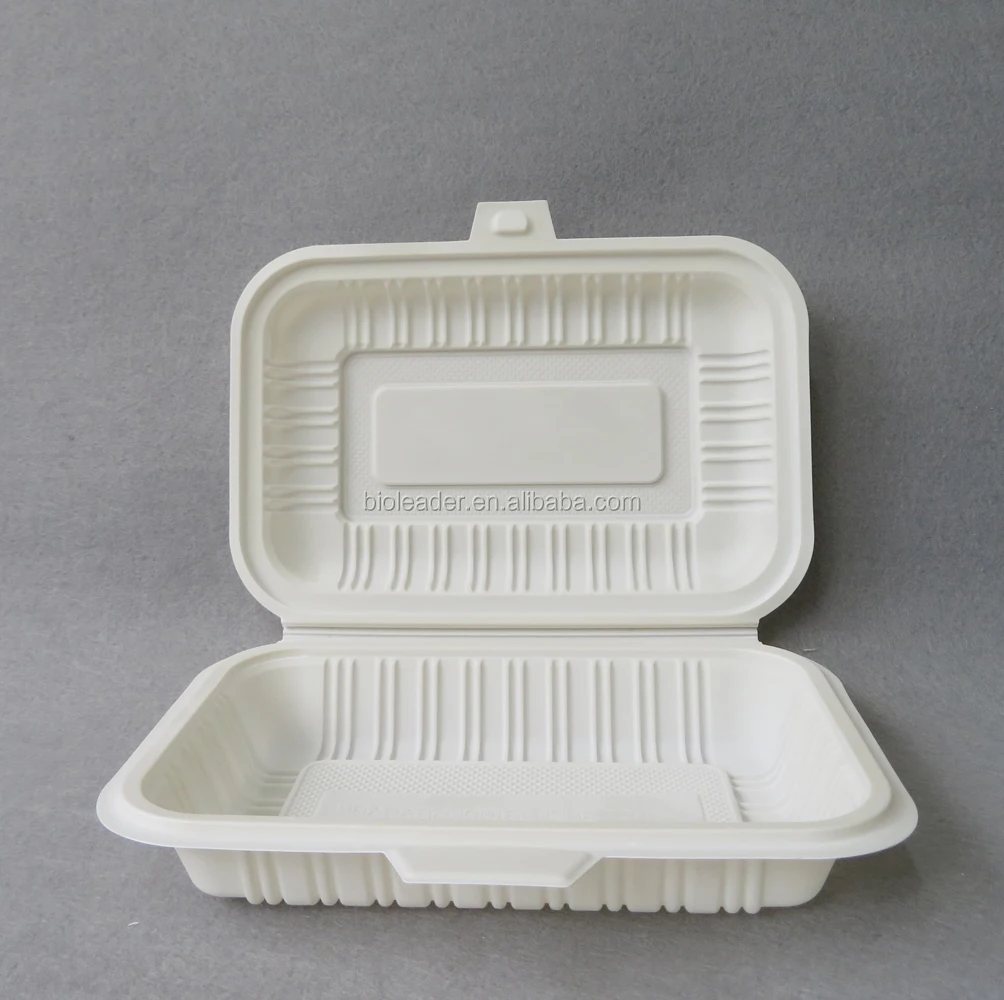 Degradable disposable plastic corn starch Bento Box
